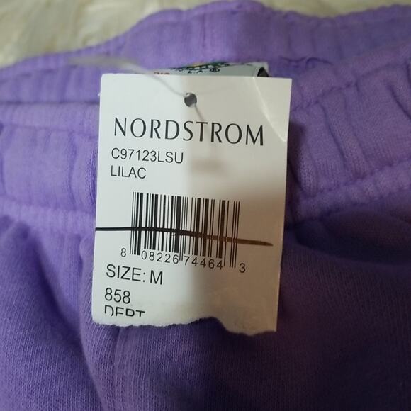 NWT Cross Colours LBL Sunshine Cotton Blend Joggers in Lilac - Picture 4 of 8
